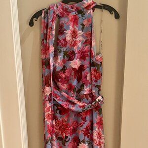 Selena Gown - Pink/Periwinkle Dahlia SIZE 4